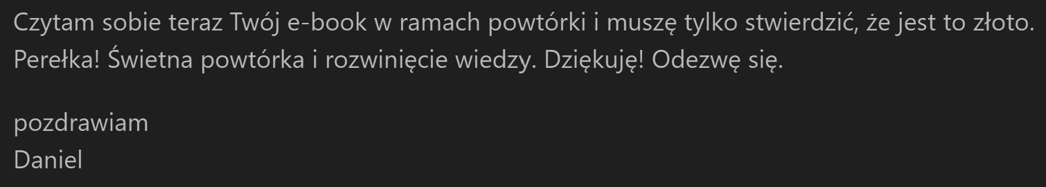 Opinia czytelnika o e-booku - 2